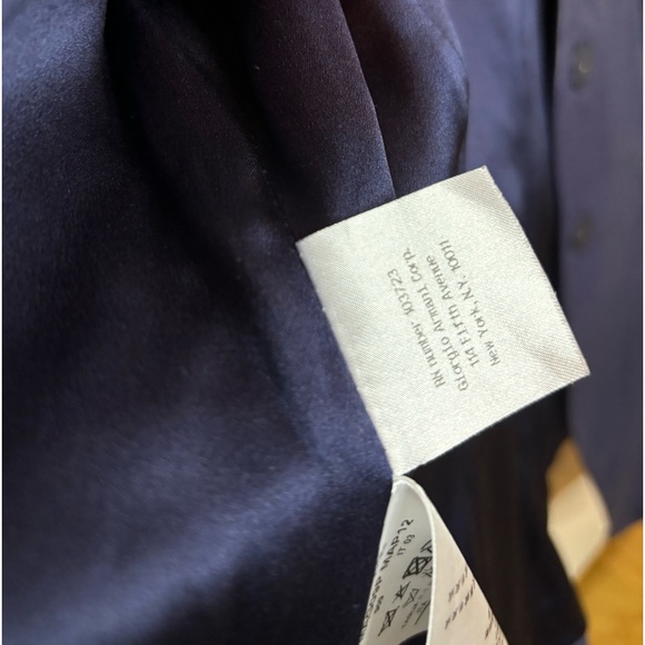 Giorgio Armani lamb leather and silk blazer - Picture 9 of 9